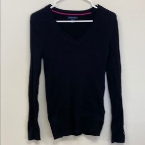 Tommy Hilfiger Black Cable Knit Sweater